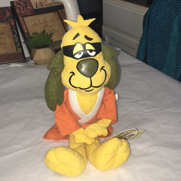 Genuine Hanna-Barbera “Hong Kong Phooey” new with tags martial arts plush dog - Picture 12 of 16